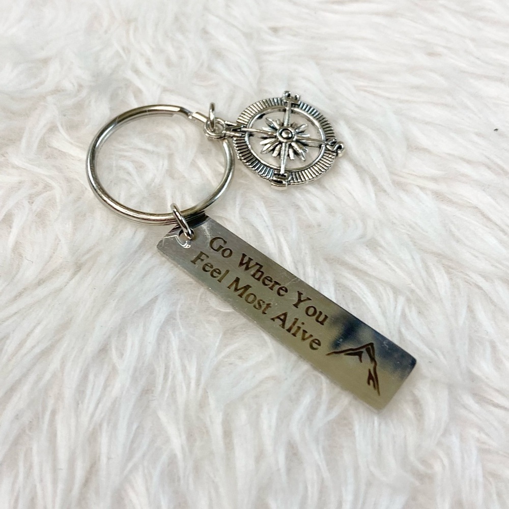 Wander North Keychain